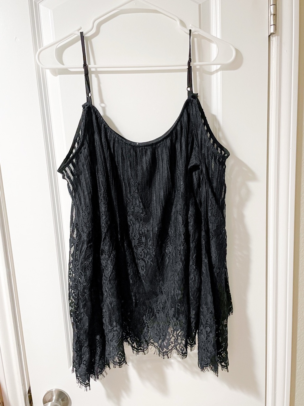 Buckle Black Lace Cold Shoulder Blouse